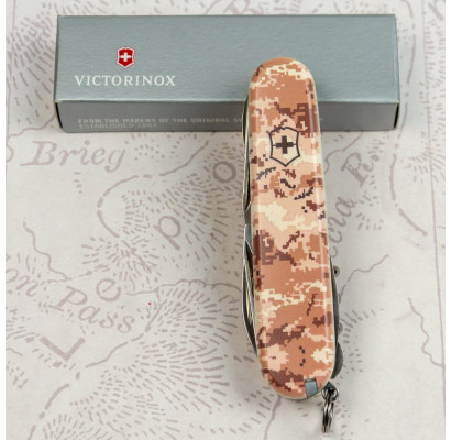 Складной нож Victorinox CLIMBER ARMY Пиксель песочный 1.3703.7.W3944p