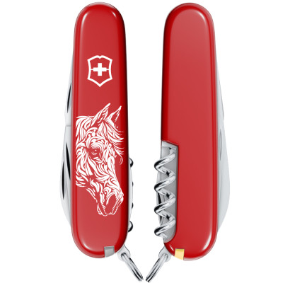 Складной нож Victorinox SPARTAN ZODIAC Могучий конь 1.3603.Z5330u