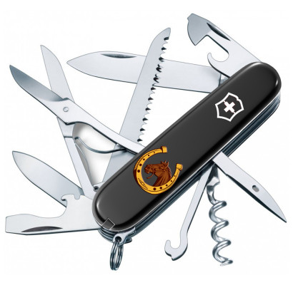 Складной нож Victorinox HUNTSMAN ZODIAC Конь с подковой 1.3713.3.Z5350u