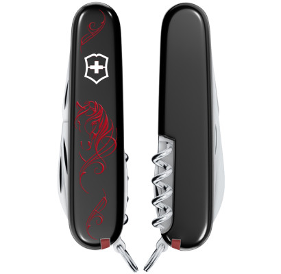 Складной нож Victorinox SPARTAN ZODIAC Красный конь 1.3603.3.Z5361u