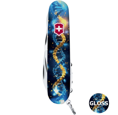 Складаний ніж Victorinox CLIMBER UKRAINE ДНК Українця 1.3703.3.T3270pw