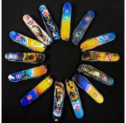 Складаний ніж Victorinox CLIMBER UKRAINE ДНК Українця 1.3703.3.T3270pw