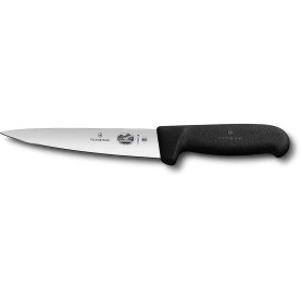 Универсальный нож для мяса Victorinox FIBROX 18см черн 5.5603.18