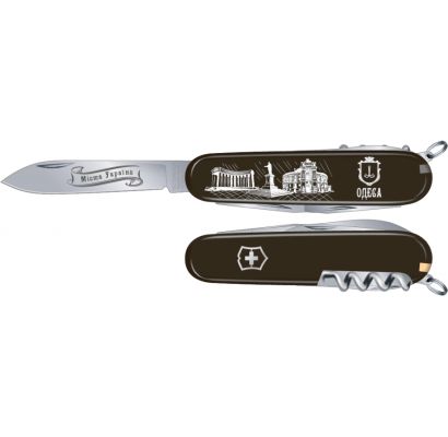 Складной нож Victorinox Spartan UKRAINE City Одесса 1.3603.3_M0340d