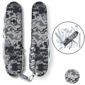 Складной нож Victorinox SWISSCHAMP ARMY Пиксель синий 1.6795.3.W3942p