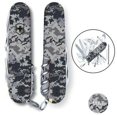 Складной нож Victorinox SWISSCHAMP ARMY Пиксель синий 1.6795.3.W3942p