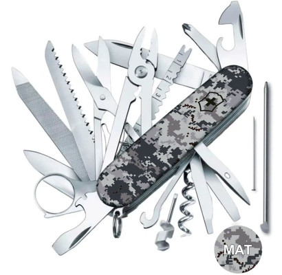 Складной нож Victorinox SWISSCHAMP ARMY Пиксель синий 1.6795.3.W3942p