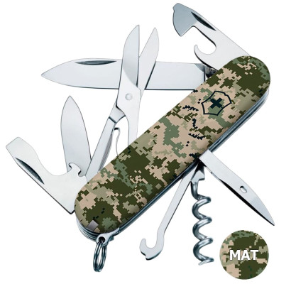 Складаний ніж Victorinox CLIMBER ARMY Піксель 1.3703.3.W3940p