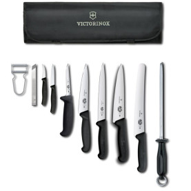 Набір кухонний (10 предметів) Victorinox Chef&rsquo;s Roll Starter Set 5.4964.1