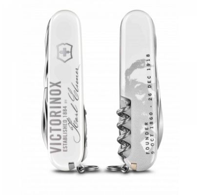 Набір Складаний  ніж + Монета KARL ELSENER Lim.Ed.8000 Victorinox Huntsman 1.1918.J18