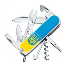 Складаний ніж Victorinox CLIMBER UKRAINE 1.3703.7_T0030r
