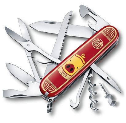 Складаний  ніж Victorinox HUNTSMAN «Year of the Pig» 1.3714.E8