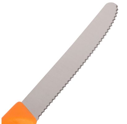 Набір ножів для томатів Victorinox SWISS CLASSIC 2 ножа 11см хвил оранж 6.7836.L119B