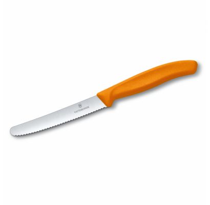 Набір ножів для томатів Victorinox SWISS CLASSIC 2 ножа 11см хвил оранж 6.7836.L119B