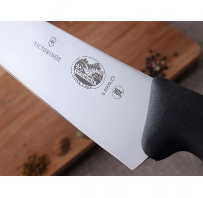 Разделочный нож Victorinox FIBROX 22см черн 5.2003.22