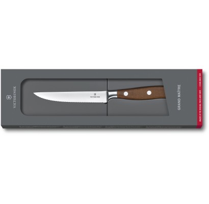 Нож для стейка Victorinox GRAND MAITRE WOOD 12см волн деревян 7.7200.12WG