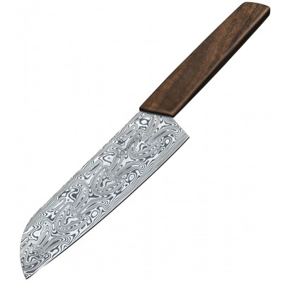 Кухонный нож Victorinox Swiss Modern Santoku Damast 6.9050.17J20
