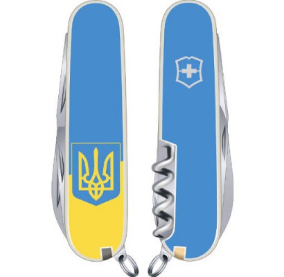 Складной нож Victorinox CLIMBER UKRAINE 1.3703.7_T0030r