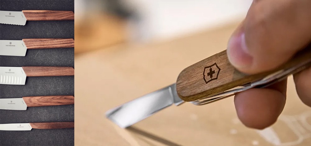 матеріали Victorinox для ножів, годинників, багажу