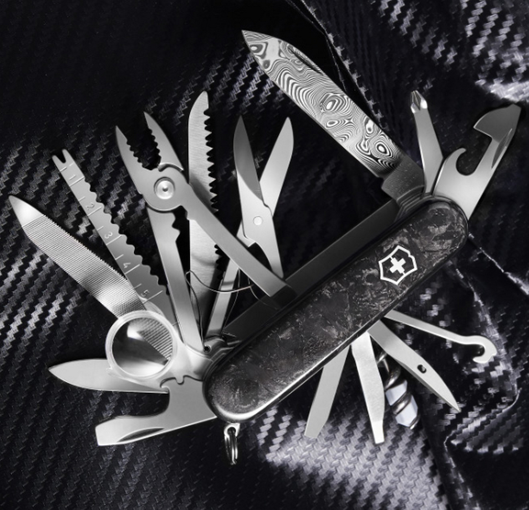 Лимитированный нож Swiss Champ Damast 2021